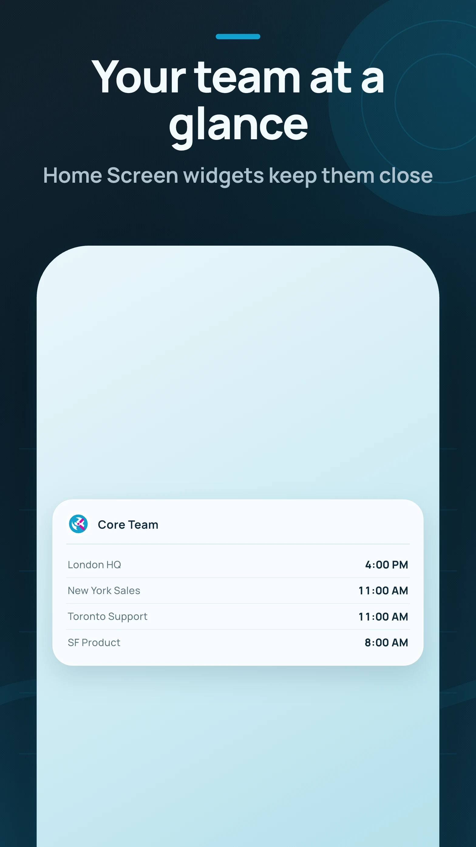 World Clock • Easy Timezones screenshot