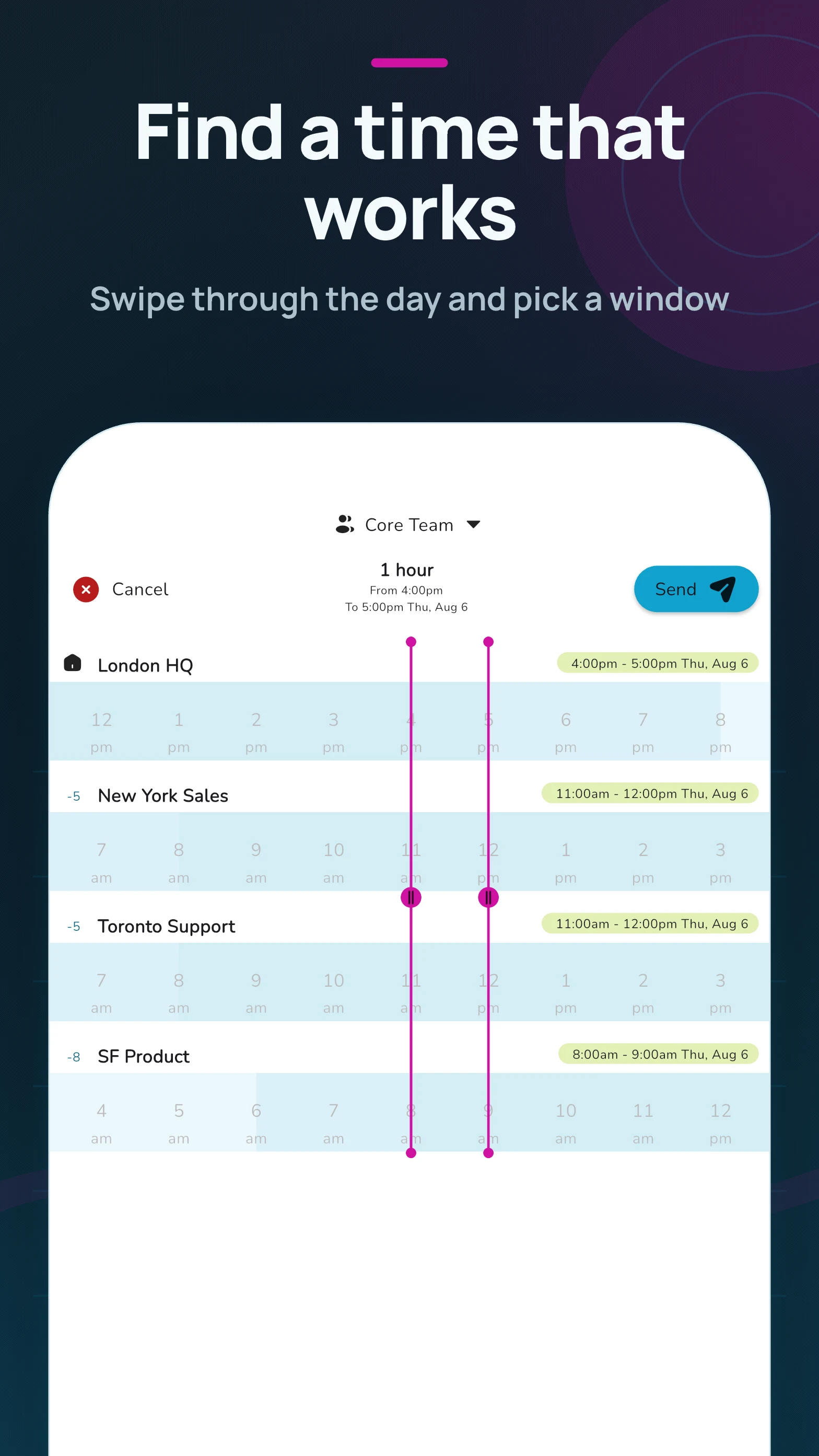 World Clock • Easy Timezones screenshot