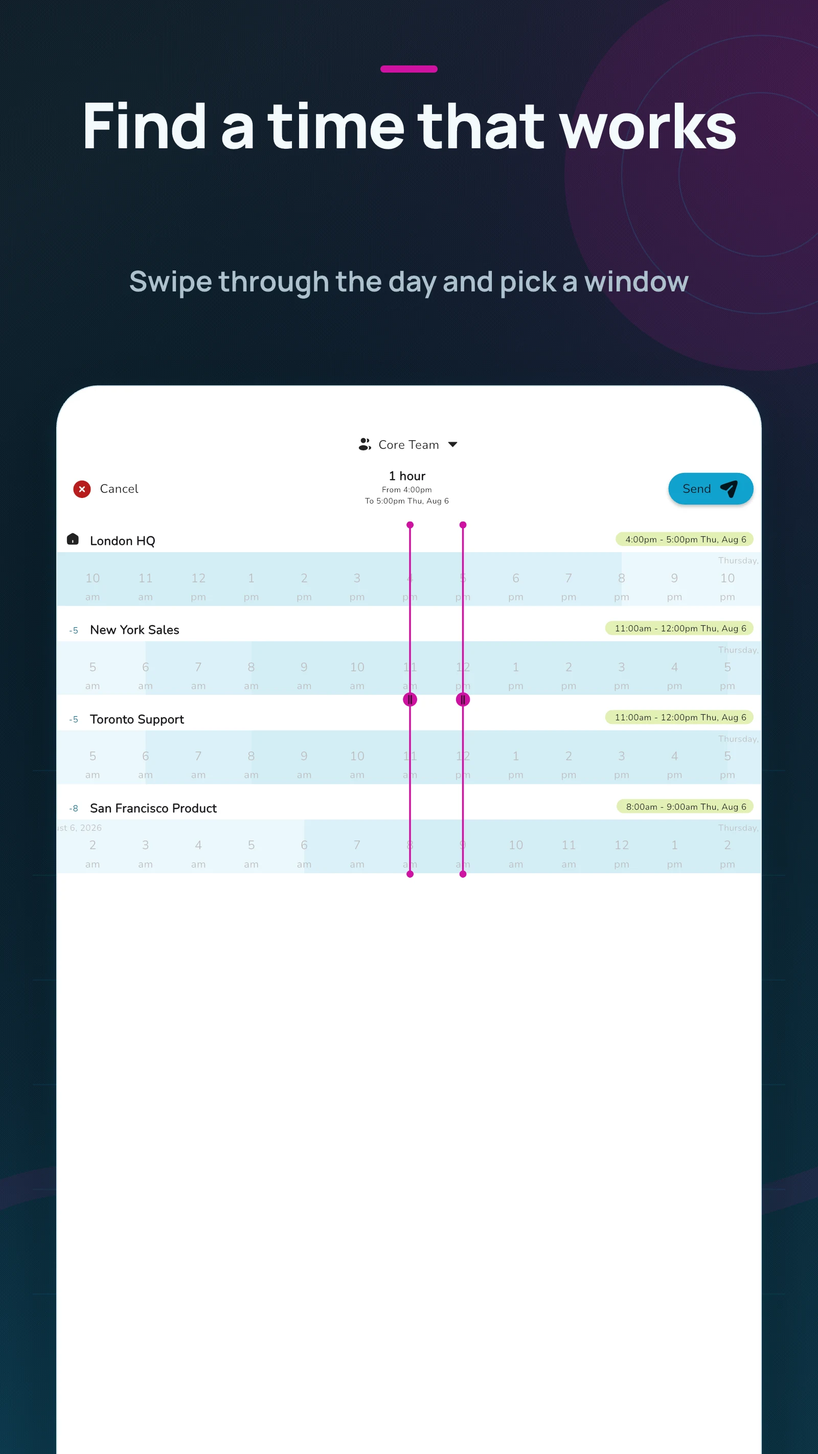 World Clock • Easy Timezones screenshot